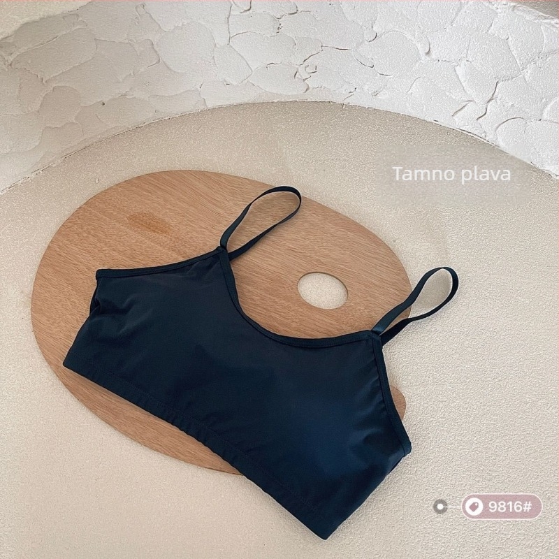 Bustier od ledenog svile bez naramenica s ugrađenim jastučićima, top tip tube