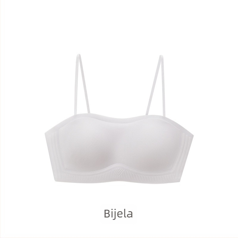 Najlon bez naramenica tube top s protukliznim dizajnom i push-up funkcijom; glavni materijal 50–70%.