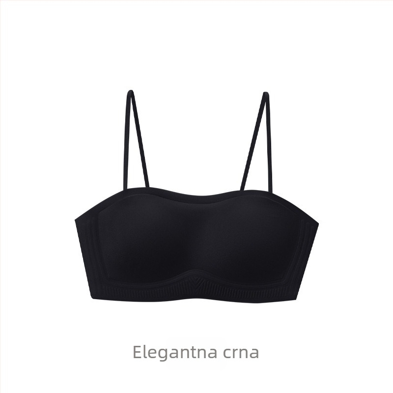 Najlon bez naramenica tube top s protukliznim dizajnom i push-up funkcijom; glavni materijal 50–70%.