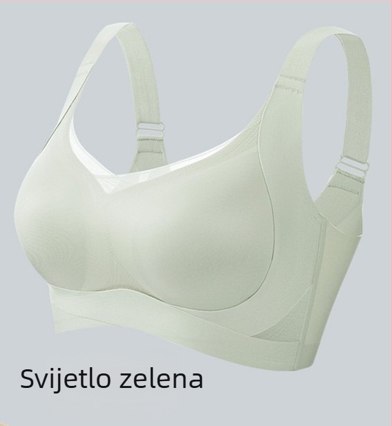 K005 Tub-top mrežasti bezšivni sportski grudnjak – pun košarica sa srednje oblikovanom čašicom; materijal: najlon mreža; podstava: modal; naramenice čvrste dvostruke