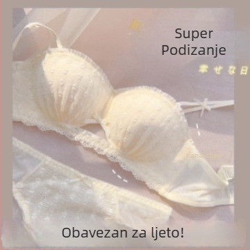 Push-up grudnjak za mali bust, protuklizni, gornja potpora, 3/4 košarica