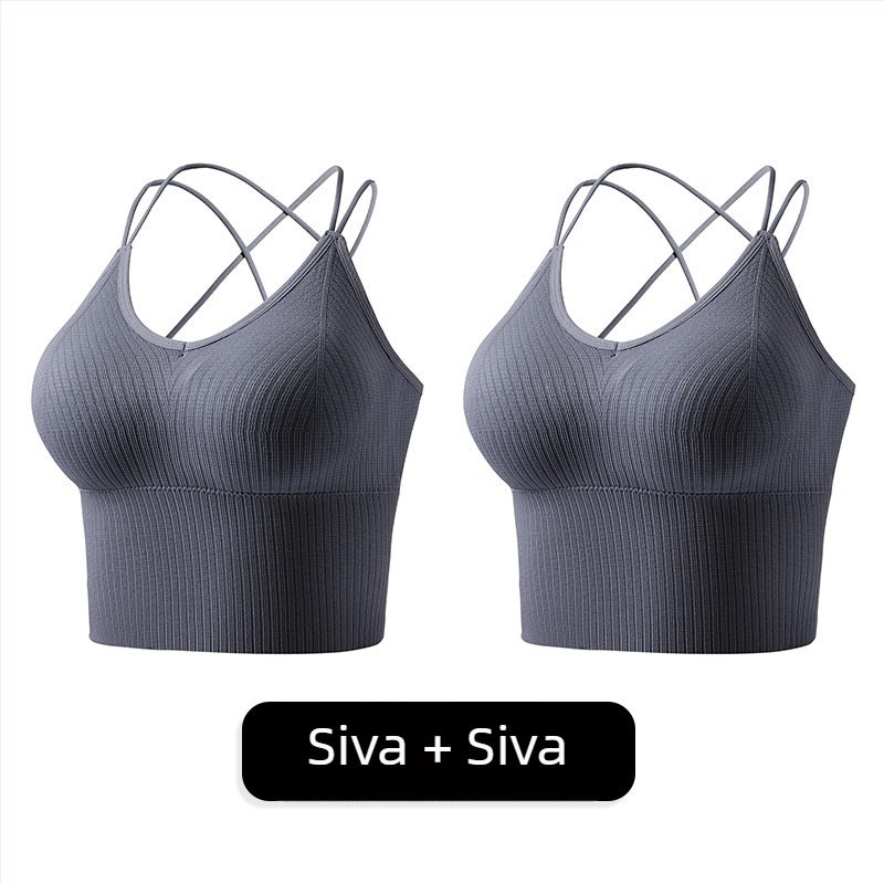 Bešiven top s križnim stražnjim dijelom i wrap dizajnom, plus veličina, s odvojivim ulošcima za prsa