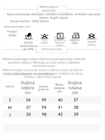 Pulover od kašmira s kapuljom, ribasta pletenina, uski kroj, za žene