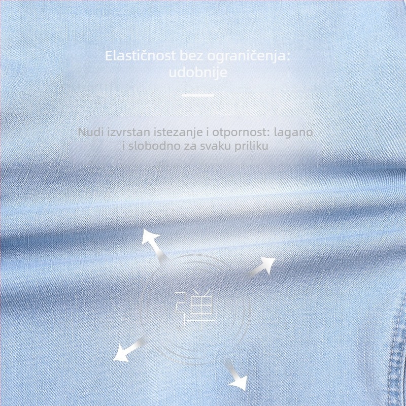 Traper kratke hlače ravnog kroja, srednji pojas, pamučna-mješavina (69.8% pamuk, 27.8% poliester, 0.6% viskoz, 1.8% elastan), oprani završetak