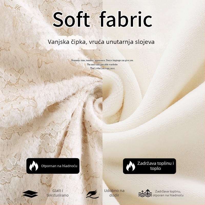 Ženski bazni top s visokim ovratnikom, najlon– elastan mješavina, uski kroj, dugi rukavi, elegantan gradski stil