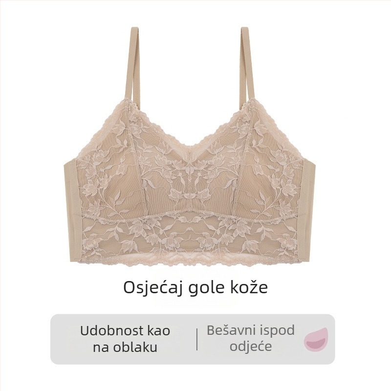 Cipkasti grudnjak bez naramenica, košarice s oblicima zečjih uha, tanke oblikovane košarice, najlon tkanina, podstava od spandexa