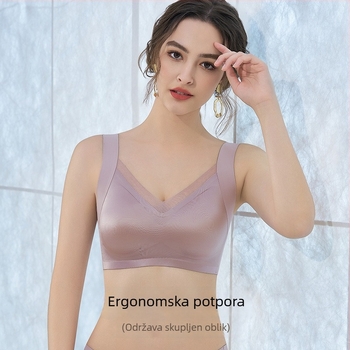 Bez rukava bustier-tor s čipkastim rubom, pun košarica, najlon tkanina, podstava od Spandexa, fiksni dvostruki naramenice, potpora podizanja