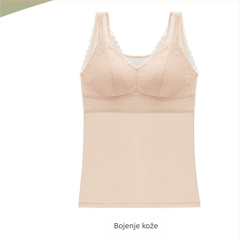 Mrežasti top za oblikovanje tijela s pamukom, 3/4 košarice od latexa, čvrste dvostruke naramenice