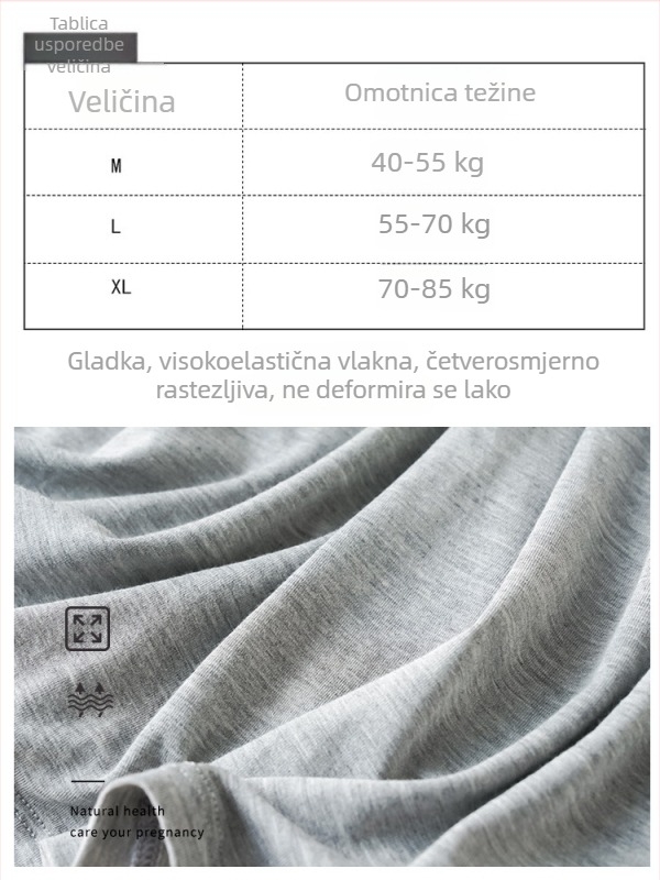 Materninska duga haljina bez rukava s okruglim izrezom i ugrađenim umetkom za prsa, viskoza (90–95%), jednobojna, princes stil