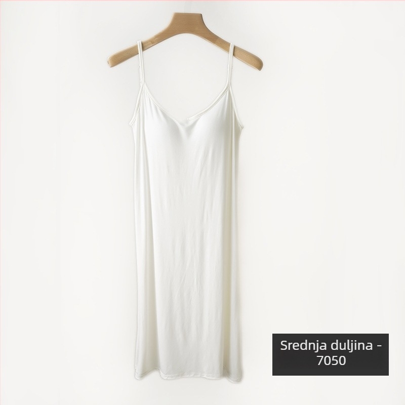 Materninska duga haljina bez rukava s okruglim izrezom i ugrađenim umetkom za prsa, viskoza (90–95%), jednobojna, princes stil