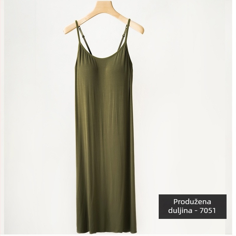 Materninska duga haljina bez rukava s okruglim izrezom i ugrađenim umetkom za prsa, viskoza (90–95%), jednobojna, princes stil