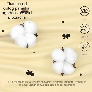 Pidžama za trudnice s jastučićima za dojke — A kvaliteta majčinsko-dječja, 100% pamuk, jesen-zima postpartum dojenje