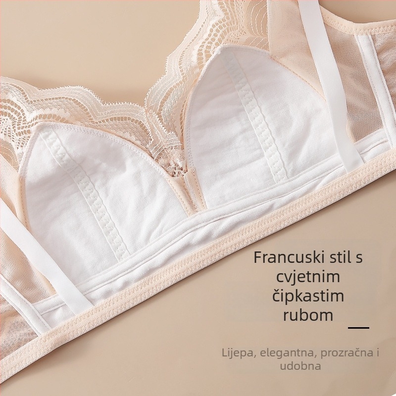 Ljetni grudnjak za dojenje s prednjim zatvaranjem, ultra tanke košarice, velike šalice, trudničko donje rublje