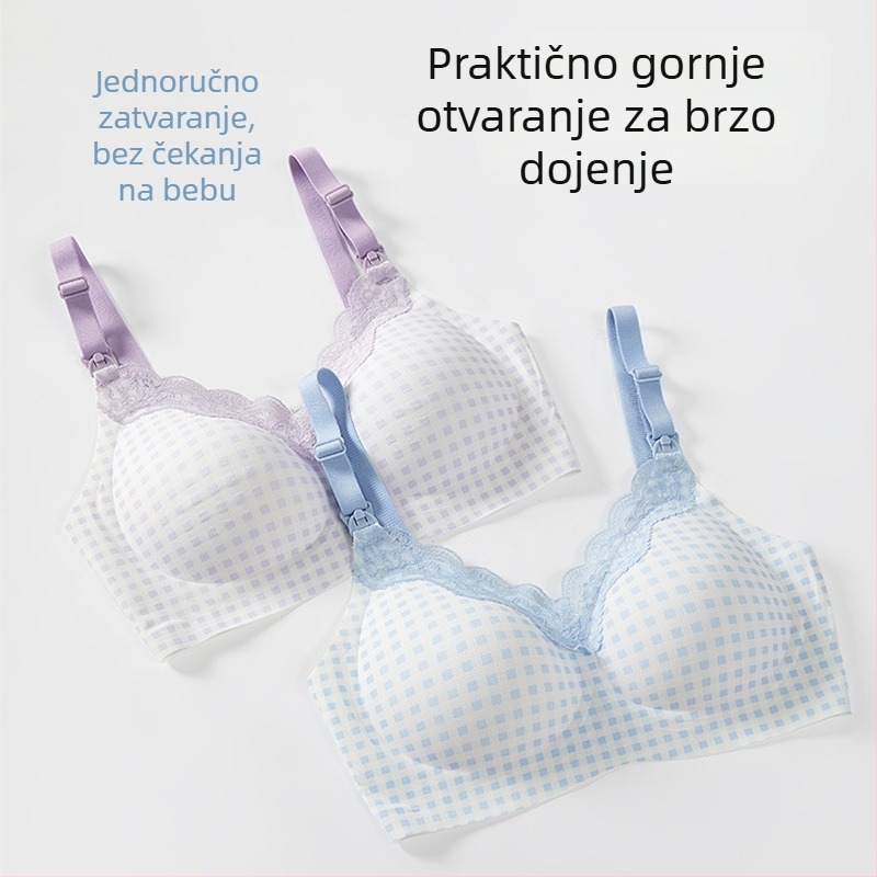 Nova tanka dojiljna grudnjaka za trudnice i postporođajno razdoblje, nježno materinsko donje rublje za dojenje
