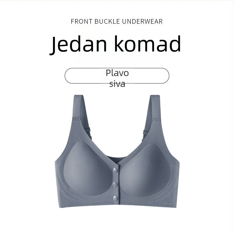 Sutien za dojenje s prednjim otvaranjem, bez kosti, prozračan, tanak, velika veličina
