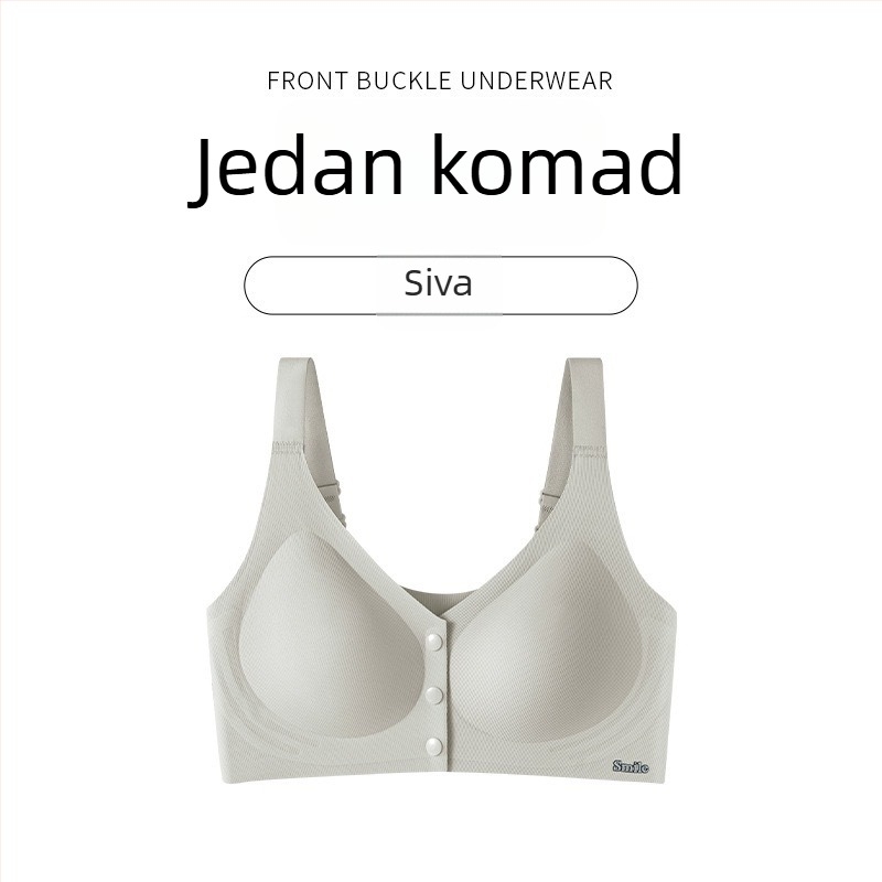Sutien za dojenje s prednjim otvaranjem, bez kosti, prozračan, tanak, velika veličina
