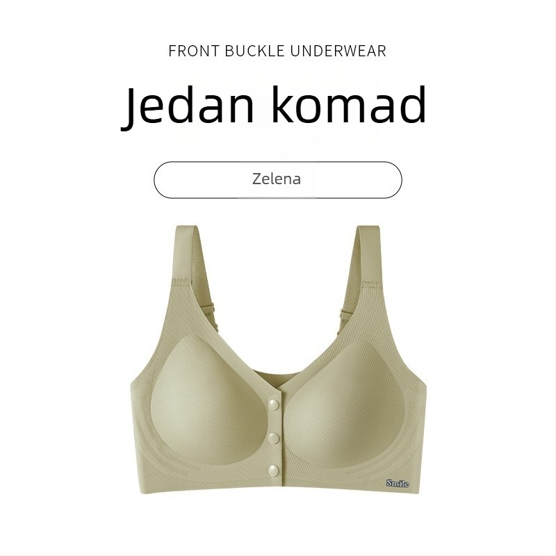 Sutien za dojenje s prednjim otvaranjem, bez kosti, prozračan, tanak, velika veličina