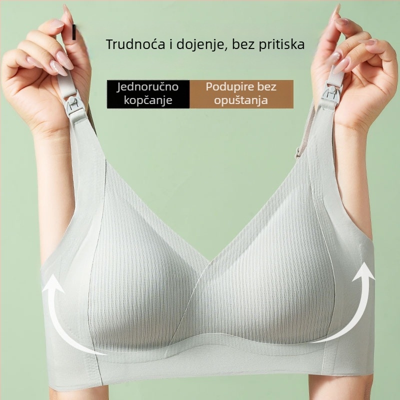 881 Grudnjak za dojenje s podizanjem i zaštitom od opuštanja, prednje kopčanje, udoban postporođajni san, oblikovanje grudi
