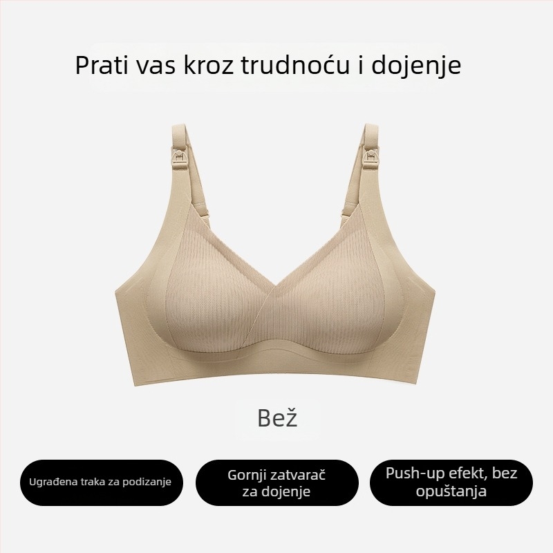 881 Grudnjak za dojenje s podizanjem i zaštitom od opuštanja, prednje kopčanje, udoban postporođajni san, oblikovanje grudi