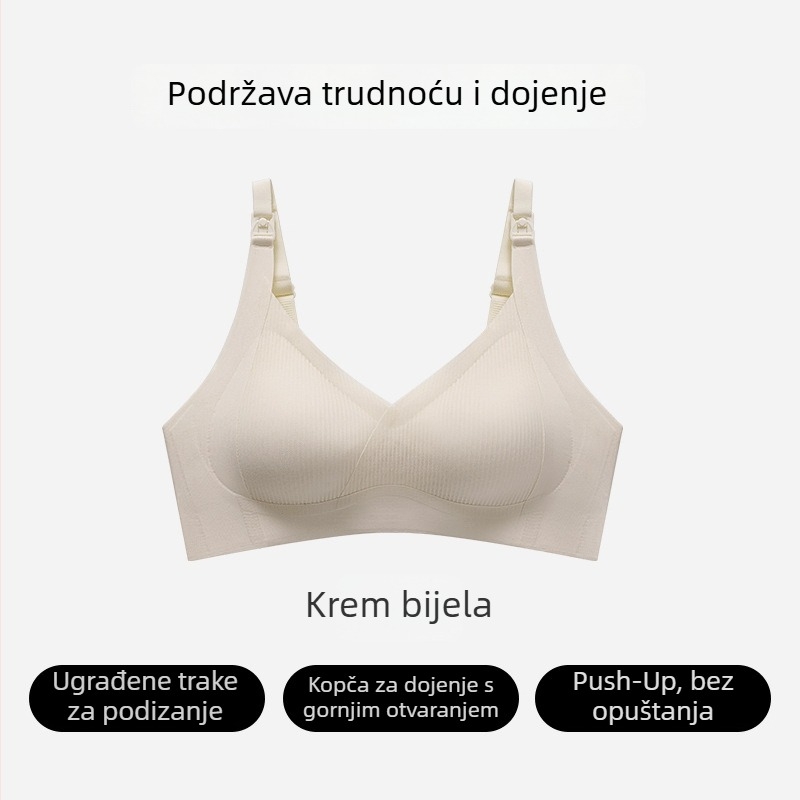 881 Grudnjak za dojenje s podizanjem i zaštitom od opuštanja, prednje kopčanje, udoban postporođajni san, oblikovanje grudi