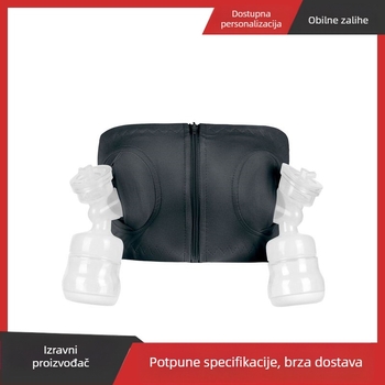 Sutien za dojenje bez naramenica, hands-free dizajn, tanke oblikovane košarice, 95% pamuk, postpartum dojenje