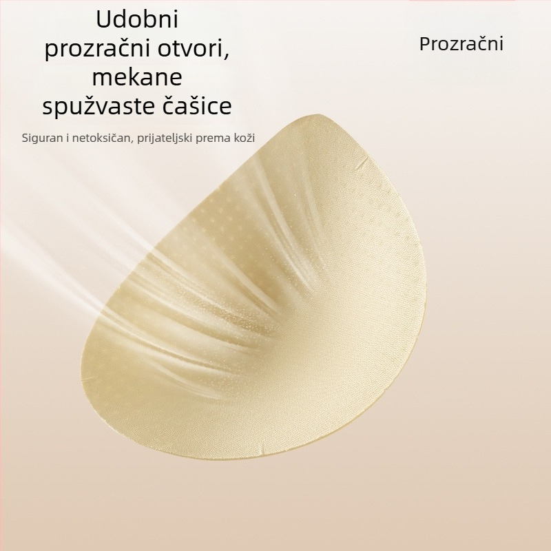 Xingwolai grudnjak za dojenje za trudnoću i postpartum – glavni materijal najlon 70–80%, tanke oblikovane košarice, fiksne naramenice, stražnje zatvaranje s četiri reda kuki i očiju