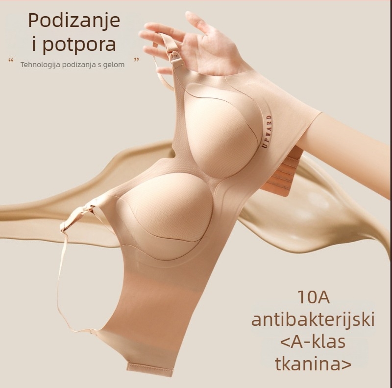 10A antibakterijski grudnjak za dojenje za trudnice i postpartum, s push-up podrškom i sprječavanjem opuštanja, udoban dvostruki dizajn