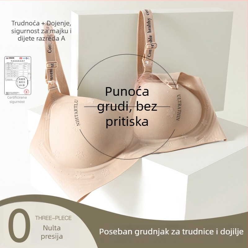 Trudničko i dojilično grudnjaku s podizanjem i oblikovanjem za postporođajno dojenje, protiv opuštanja, podrška bočnim grudima