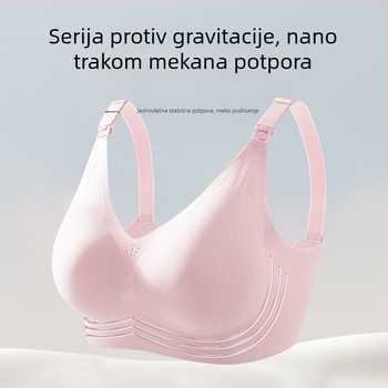 Grudnjak za trudnoću i dojenje s tankim košaricama, podizanje i sprječavanje opuštanja