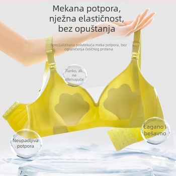 Trudnički i dojiljni grudnjak, ultra-tanke oblikovane košarice, čipka, ljetni model