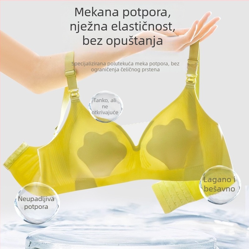 Trudnički i dojiljni grudnjak, ultra-tanke oblikovane košarice, čipka, ljetni model