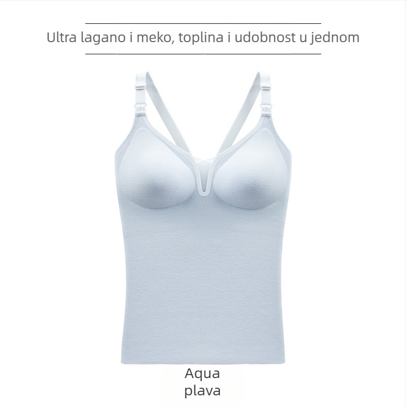 Trudnički dojiljni top za jesen/zimu, dugačak kroj, casual japansko-korejski stil, pamuk s najlonskom smjesom 50–70%