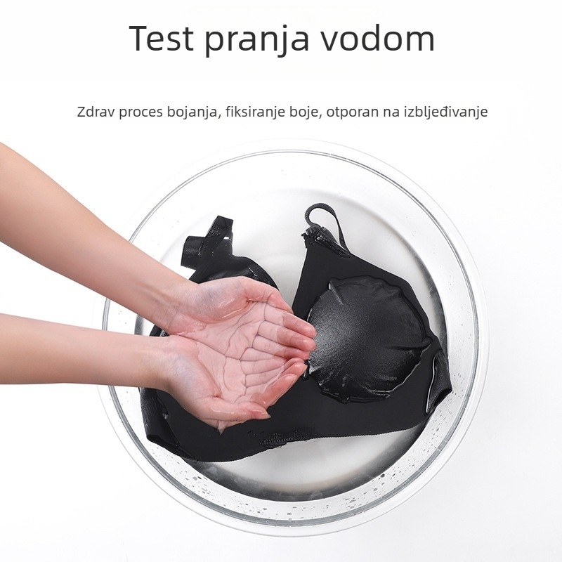 Laktacijska grudnjica za trudnoću - pamuk, tanke oblikovane košarice, straga četiri reda kopči, čvrste dvostruke naramenice