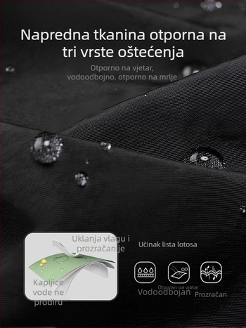 Muška zimska pamučna jakna s punjenjem, opuštenog kroja, radnički stil, velike veličine.
