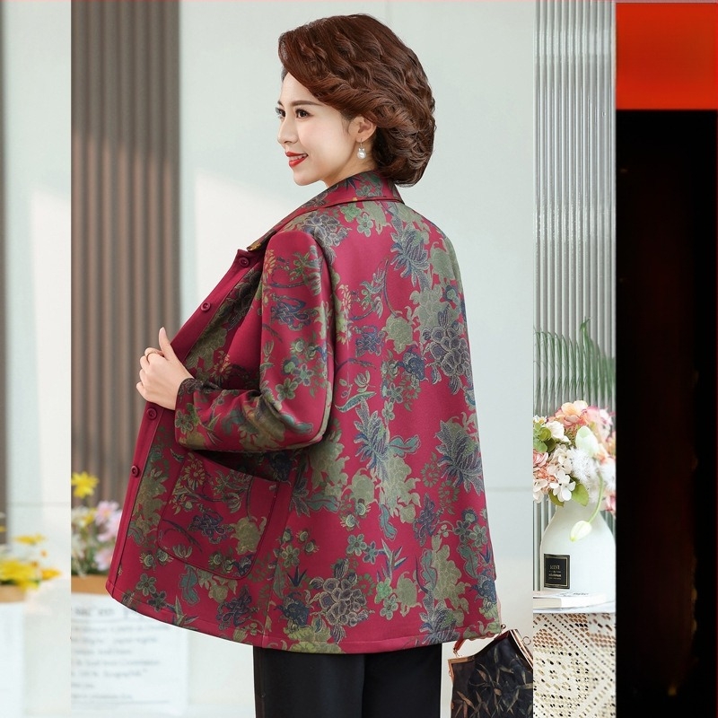 Ljetni top od sintetičke svile za žene srednje dobi, elegantan stil, jednobojni dizajn, poliester 90–95%