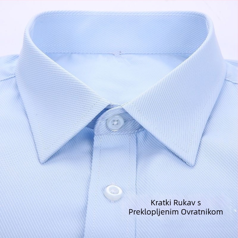 Ženska bijela košulja s kvadratnim ovratnikom, poslovni stil, plus veličina, uski kroj koji naglašava struk