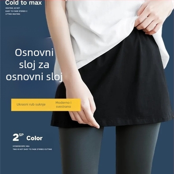 Pamukasta pletena A-linijska midi plisirana suknja, jednobojni uzorak, 95% pamuka ili više, mikroelastičnost