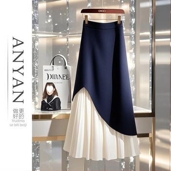 Suknja olovka srednje duljine, akrilna vlakna, 95%+ glavni materijal, uski kroj, gradski stil