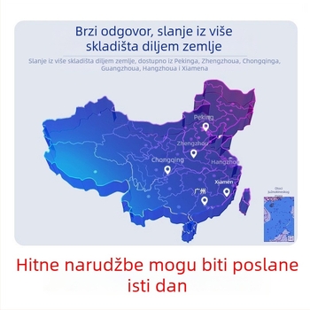 Ekstra velika polu-dlaka pregača s prilagođenim otiskom logotipa, namijenjena čajnim kućama s mlijekom i kafićima, cateringu i restoranima