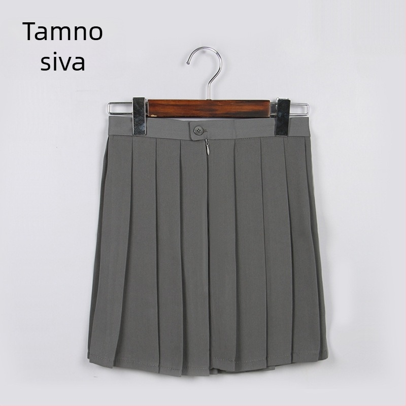 Plisirana suknja, TR tkanina, sadržaj glavne tkanine 70–80%, japanski stil, kratka duljina