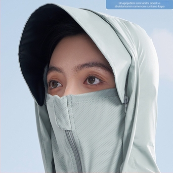 MUOTION najlonska jakna s kapuljom — prozračna, UV zaštita.