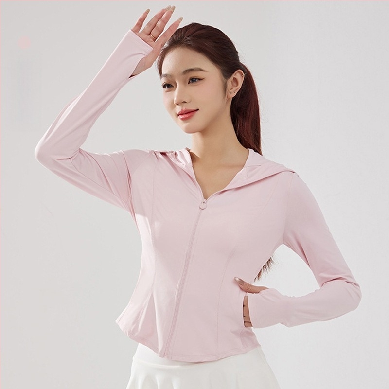 Ženska vanjska vjetrovka s kapuljom, UPF50+ UV zaštita, brzo sušenje, prozračna