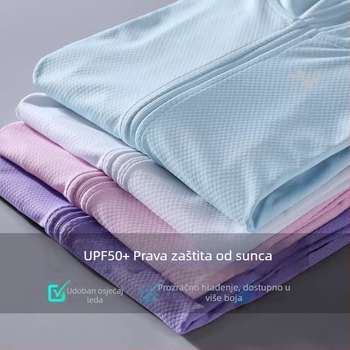 Univerzalna ljetna jakna s UV zaštitom UPF50+, prozračna i brzo sušeća, materijal spandex, kapuljača koju je moguće odvojiti, pogodna za planinarenje, kampiranje i vožnju
