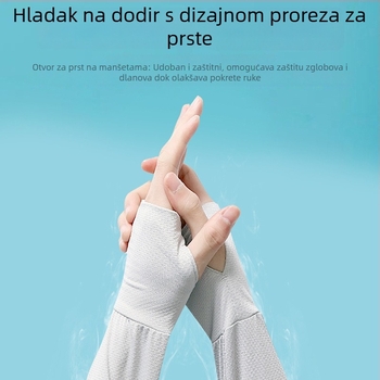 Jakna s UV zaštitom i kapuljom — prozračna, otporna na vjetar, od poliesterskih vlakana