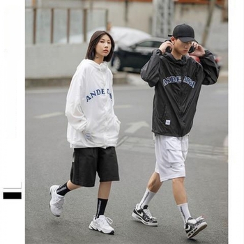 Ženska lagana kapuljačasta jakna za zaštitu od sunca, ljetni sportski stil, opuštena silueta
