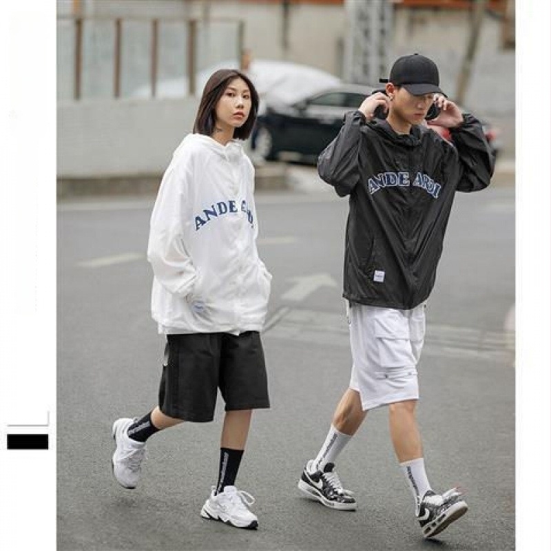 Ženska lagana kapuljačasta jakna za zaštitu od sunca, ljetni sportski stil, opuštena silueta