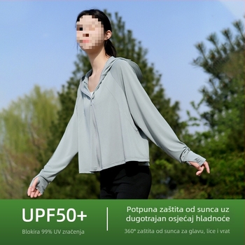 UPF50+ Ice Silk jakna – bez kapulje, najlon materijal