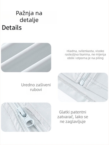 Ljetna zaštita od sunca s ice silk materijalom, osvježavajući dojam, sladak stil, kratka široka majica za zaštitu od sunca, lagana jakna, UV zaštita