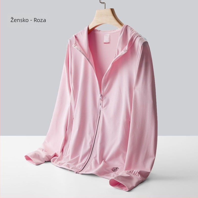 Unisex ljetni vanjski windbreaker s UV 50+ zaštitom, ultra lagan, prozrašan najlon materijal, brzo sušenje