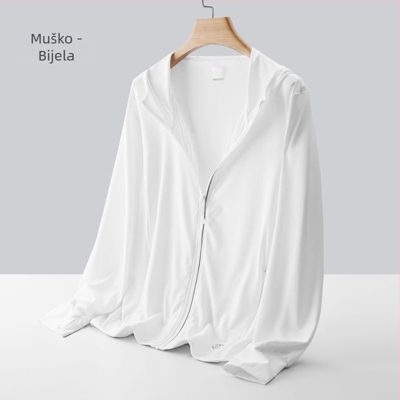 Unisex ljetni vanjski windbreaker s UV 50+ zaštitom, ultra lagan, prozrašan najlon materijal, brzo sušenje